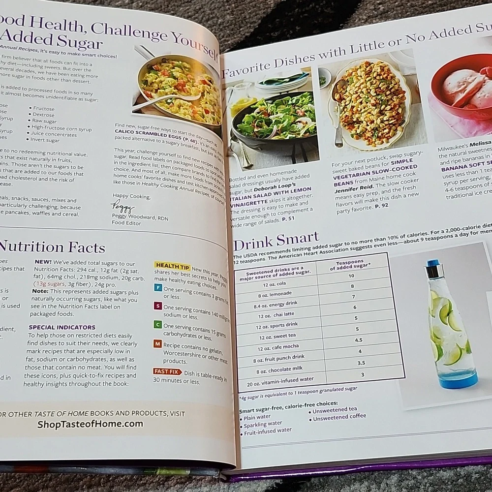 TASTE OF HOME HEALTHY COOKING 2017 ANNUAL RECIPES HARDCOVER COOKBOOK